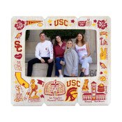 USC Trojans Julia Gash Distressed Wood Frame
